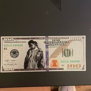 YOUNG THUG MEMORABILIA- $100 BILL